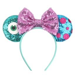 NEW Sullivan Disney Ears Headband Monster Inc Minnie Mouse Hairband Women Cartoon Character Cosplay Hair Accessories Kids Party