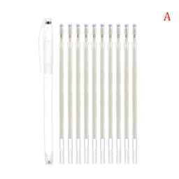 10pcs Heat Erasable Pen High Temperature Disappearing Fabric Marker Tailoring
