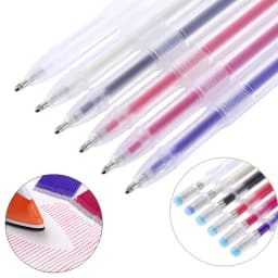 10pcs Heat Erasable Pen High Temperature Disappearing Fabric Marker Tailoring