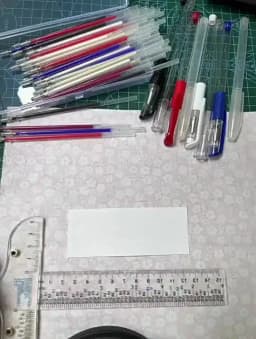 10pcs Heat Erasable Pen High Temperature Disappearing Fabric Marker Tailoring