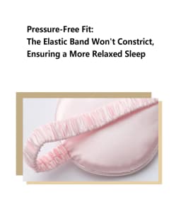 Double-Sided Silk Sleeping Eyeshade Light Blocking Breathable Travel Sleep Eye Mask Shields Protective Safety Goggle Eye Wear