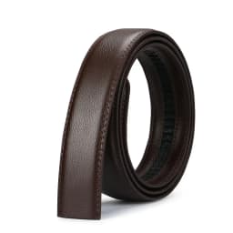 Men's Automatic Buckle Belts No Buckle Belt Brand Belt Men High Quality Male Genuine Strap Jeans Belt 3.5cm Belts