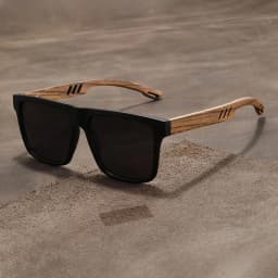 1/2pcs New Square Casual Sunglasses Wood Grain Spring Hinges UV400 Protection Unisex Outdoor Daily Eyewear
