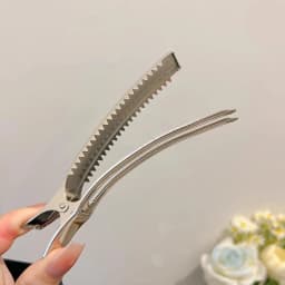 Korean Women Elegant Hair Clips Barrettes for Girls Metal Hair Claws Hairpin Bangs Duckbill Clip Ponytail Fashion Accessories