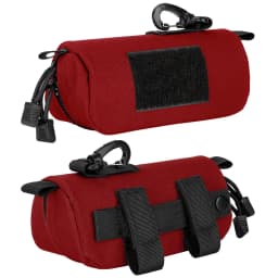 Tactical MOLLE Sunglass Case Semi-Hard Shell Eyewear Pouch with Clip Anti-Crush & Universal Fit for Glasses & Sunglasses