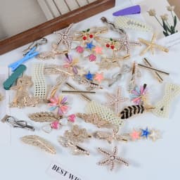 12//20/30/40 pieces of stylish and elegant pearl bow hair clips with French chic side clips for hair, suitable for daily use as