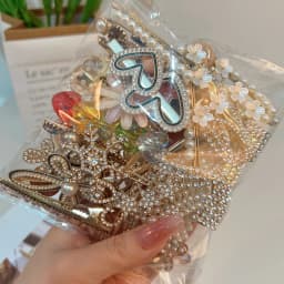12//20/30/40 pieces of stylish and elegant pearl bow hair clips with French chic side clips for hair, suitable for daily use as