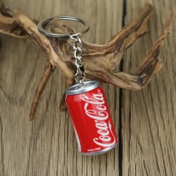Creative Beverage Bottle Keychain Apparel Accessories Unisex 5 Styles Miniature Cool Hanging Trinket Party Friends Gift Keyring