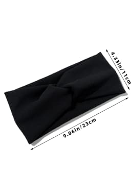 Women's Solid Color Cross Hair Band for Sports Fitness Running Yoga - Casual Comfortable Hairband