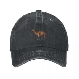 Camel Accessories Men Women Trucker Hat Animal Distressed Washed Caps Hat Vintage Outdoor Running Golf Adjustable Fit Headwear