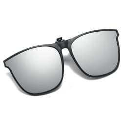 Polarized Clip On Sunglasses Men Women Car Driver Goggles Night Vision Eyewear Anti Glare Vintage Square Sun Glasses