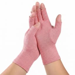Relieve Hand Discomfort with 1pair Fingerless Compression Gloves