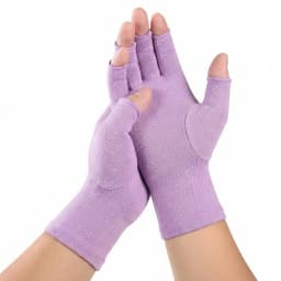 Relieve Hand Discomfort with 1pair Fingerless Compression Gloves