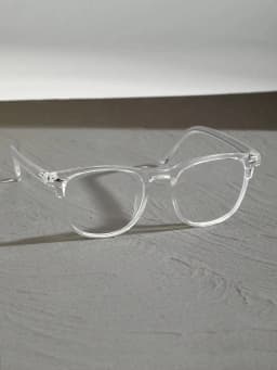 2PCS Unisex Square Plastic Frame Trendy Anti-Blue Light Clear Glasses For Back To School Clothing Accessories