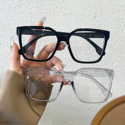 1Pc/2Pcs/3Pcs/4Pcs Elegant, Simple and Stylish Geometric Glasses with Transparent Lenses, Suitable for Daily Office Reading