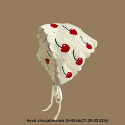 Retro Knitted Triangle Headband Crochet French Pastoral Style Girl Flower Headscarf Handmade Hollow Beach Vacation Headkerchief