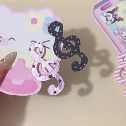 1/2pcs Y2K Style Musical Note Hair Clip Harajuku Hairclips Side Bangs Clip Sweet Girl Hairpin for Women Trendy Hair Accessories