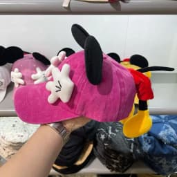 Girls Cute Cartoon Mouse Ears Baseball Cap Anime Duckbill Style Y2K Outdoor Fashion Sunscreen Sunshade Trendy Cap for Women