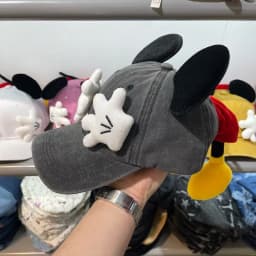 Girls Cute Cartoon Mouse Ears Baseball Cap Anime Duckbill Style Y2K Outdoor Fashion Sunscreen Sunshade Trendy Cap for Women