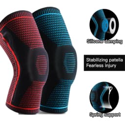 Double Compression Knee Sleeve Support for Knee Pain Sports Running Gym Joint Pain Relief Meniscus Tear Injury Recovery