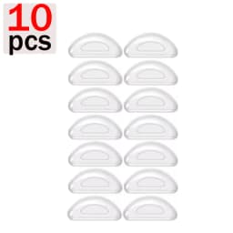 10/20pcs Silicone Non-slip Nose Pads Light Eyeglasses Nose Support Tightly Fitting Silicone Glasses Nasal Holder Accessories