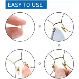 16/32 PCS OOLVS Soft Foam Nose Pads Self Adhesive Non-Slip Eyeglass Nose Pads, Thin Nosepads for Eyeglasses Sunglasses Glasses