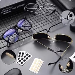 16/32 PCS OOLVS Soft Foam Nose Pads Self Adhesive Non-Slip Eyeglass Nose Pads, Thin Nosepads for Eyeglasses Sunglasses Glasses