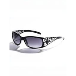 New Printed Diamond Studded Retro Cat Eye Women's Sunglasses Personalized And Trendy Outdoor Sun Protection Sunglasses