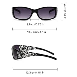 New Printed Diamond Studded Retro Cat Eye Women's Sunglasses Personalized And Trendy Outdoor Sun Protection Sunglasses