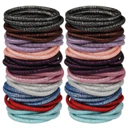 10/30/50pcs 4MM Black Ponytail Holder Elastic Hair Bands Scrunchies For Women Men Girl Lady Hairband Leagues Headband Accessory