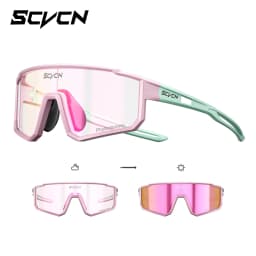 SCVCN Kids Fashion Sunglasses Photochromic UV400 Baseball Glasses Cycling Glasses for Boys Girls Camping Hiking Eyewear 2026