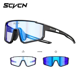 SCVCN Kids Fashion Sunglasses Photochromic UV400 Baseball Glasses Cycling Glasses for Boys Girls Camping Hiking Eyewear 2026