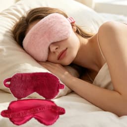 Sleeping Mask Sleeping Blindfold Soft Plush Eye Masks Cute Love Cloud Eye Cover Plush Mask Eyepatch Nap Health Eye Cover