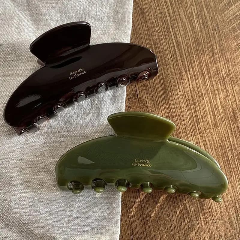 Large Hair Claw Clip Acetate Material Retro Korean Style For Everyday Activities Simple Sophisticated Elegant Women's Hair Clip