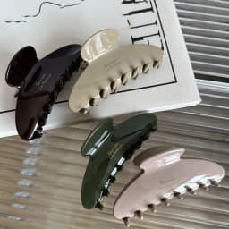 Large Hair Claw Clip Acetate Material Retro Korean Style For Everyday Activities Simple Sophisticated Elegant Women's Hair Clip