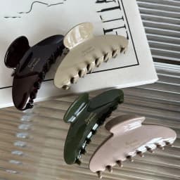 Large Hair Claw Clip Acetate Material Retro Korean Style For Everyday Activities Simple Sophisticated Elegant Women's Hair Clip