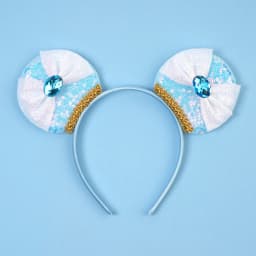 New Christmas Halloween Mouse Ears Headband Cartoon Sequin Bows Headband Birthday Party Princess Cosplay Costume For Women Adult