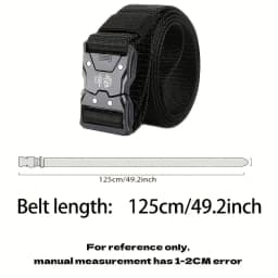 3pc Quick release tactical belts adjustable for outdoor use durable and thick multifunctional men belt Casual golf belts for men