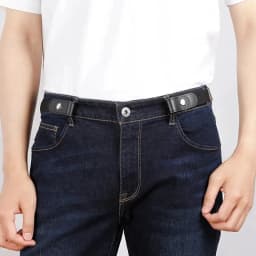 2pcs Adjustable Stretch Elastic Waist Band Invisible Belt Buckle-Free Belts for Women Men Jean Pants Dress No Buckle Easy ToWear