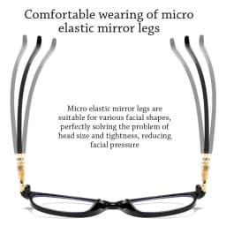 FG New 3 in 1 Progressive Multifocal Reading Glasses Women Anti-blue Eyeglasses Easy To Look Far and Near +1.0 To +4.0