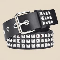 Trend Rivet Belt Heavy Metal Belt Men Women Punk Nightclub Rock Style Belt Jeans Belt Y2K Belt Fashion Decoration Women' Belt