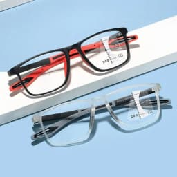 Soft Multifocal Progressive Reading Glasses TR90 Anti Blue Light Near Far Eyewear Men Women's Large Frame Farsight Eyeglasses 