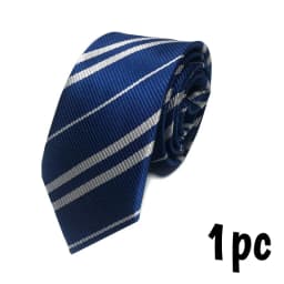 4colors Harried Poter Tie Magic School Narrow Striped Tie Halloween Cosplay Necktie Access Themed Party Costume Props 145cm
