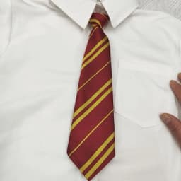 4colors Harried Poter Tie Magic School Narrow Striped Tie Halloween Cosplay Necktie Access Themed Party Costume Props 145cm