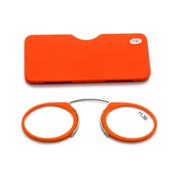 NONOR TR Clip Nose Bridge Mini Reading Glasses 1.0 To 3.5 Portable Presbyopic Glasses With Case