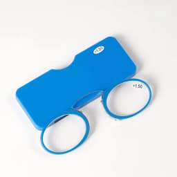 NONOR TR Clip Nose Bridge Mini Reading Glasses 1.0 To 3.5 Portable Presbyopic Glasses With Case
