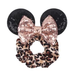 Fashion Mouse Ears Cartoon Hair Scrunchies Velvet Hairbands For Girls Sequins Bows Headband Women Kids Party DIY Decoration