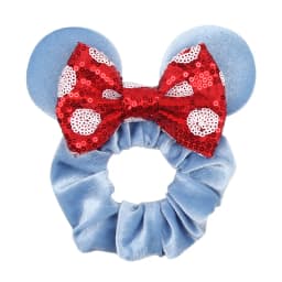 Fashion Mouse Ears Cartoon Hair Scrunchies Velvet Hairbands For Girls Sequins Bows Headband Women Kids Party DIY Decoration