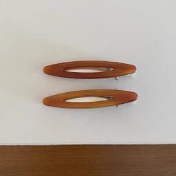 2pcs/set Acetate Hair Clips Hollowed Oval Geometric Barrettes Side Pins Hairpin Women Hair Accessories