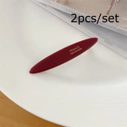 2pcs/set Acetate Hair Clips Hollowed Oval Geometric Barrettes Side Pins Hairpin Women Hair Accessories